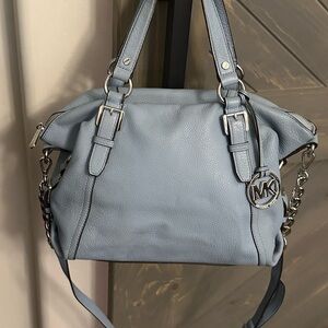 Michael Kors blue purse